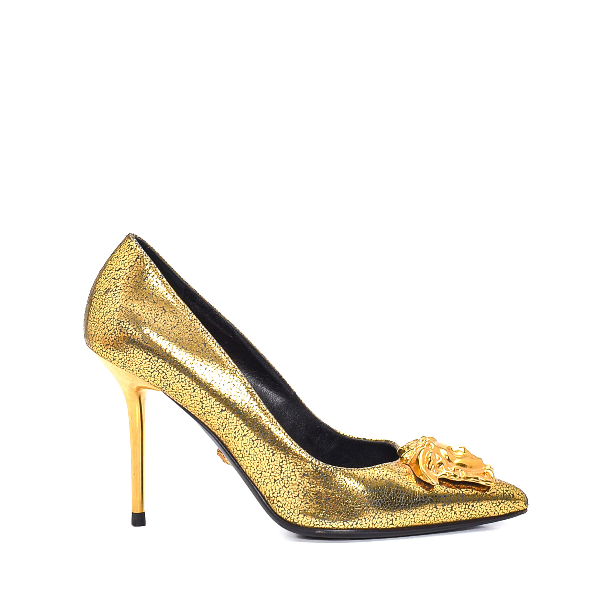 Versace - Gold Iconic Medusa Pump